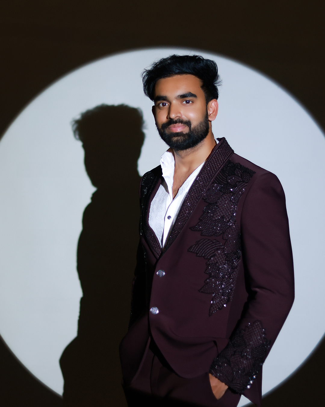 Wine Designer Suit